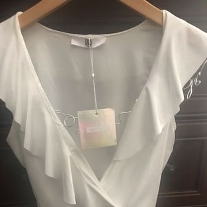 Missguided White Bodysuit